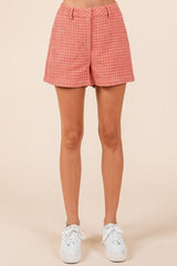 Hazel Blues® | Mittoshop Tweed Classic Shorts with Side Pockets