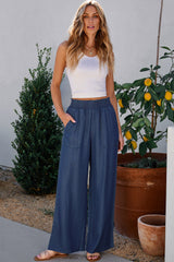 Hazel Blues® | Wide Leg Pants with Pockets