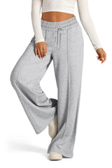 Hazel Blues® | Drawstring Elastic Waist Wide Leg Pants