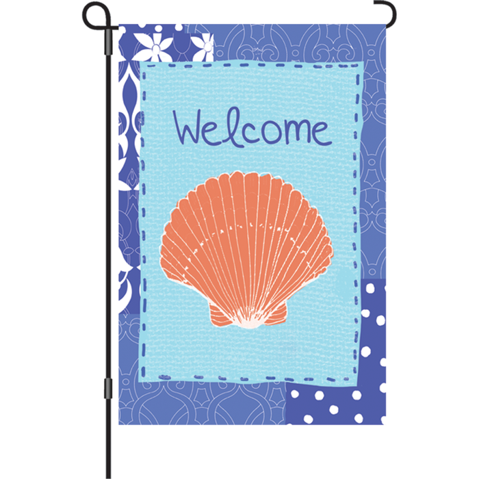 12 in. Flag - Coastal Shell