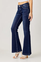 Hazel Blues® | RISEN Low Rise Flare Jeans