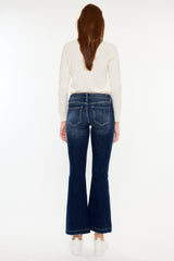 Hazel Blues® | Kancan Mid Rise Button Fly Flare Jeans