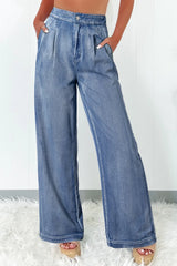 Hazel Blues® | High Waist Wide Leg Jeans