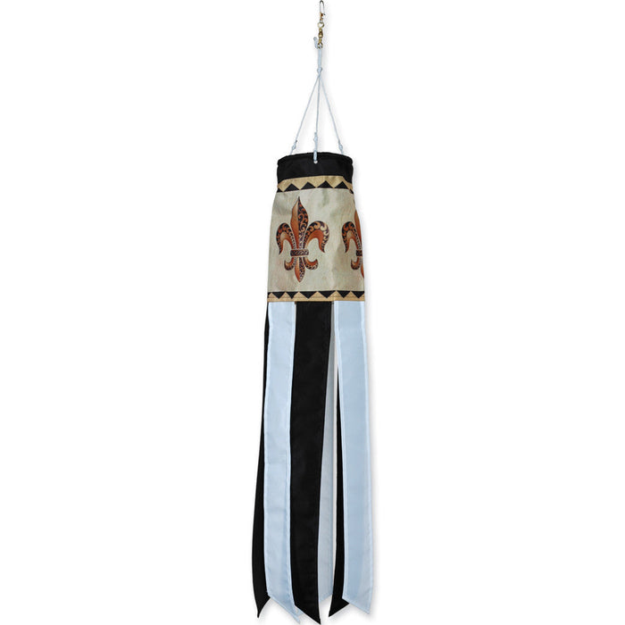 28 in. Windsock - Fleur De Lis