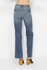 Hazel Blues® | Judy Blue Tummy Control Straight Jeans