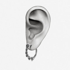 DEATHBOUND CIRCLE EARRINGS