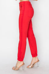 Hazel Blues® | RISEN High Waisted Jogger Jeans