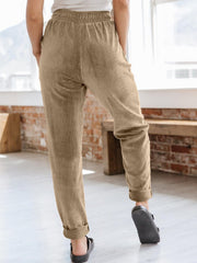 Hazel Blues® | Drawstring Pants with Pockets