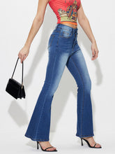 Hazel Blues® | Mid-Rise Waist Bootcut Jeans