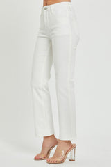 Hazel Blues® | RISEN Mid Rise Bootcut Jeans with Pockets