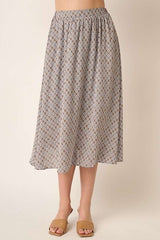 Hazel Blues® | Mittoshop Printed Midi Skirt