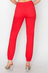 Hazel Blues® | RISEN High Waisted Jogger Jeans