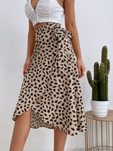 Hazel Blues® | Tied Slit Printed Skirt