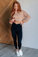 Hazel Blues® | Do The Most V Front Leggings