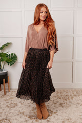 Hazel Blues® | Just What You Wanted Floral Print Pleated Skirt