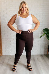 Hazel Blues® | Magic Skinny 28" Pants in Chocolate