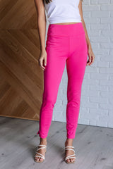 Hazel Blues® | Magic Skinny 28" Pants in Hot Pink