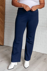 Hazel Blues® | Magic Straight Pants in Navy