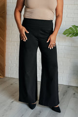 Hazel Blues® | Magic Wide Leg Pants in Black