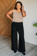 Hazel Blues® | Magic Wide Leg Pants in Black