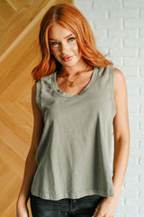 Hazel Blues® | Taking It Easy Tank and Pants Set in Palm Forest