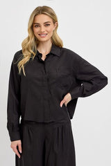 Hazel Blues® | RISEN Button Down Long Sleeve Shirt