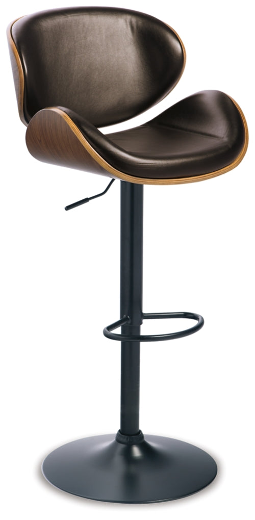 Bellatier Tall Upholstered Swivel Barstool