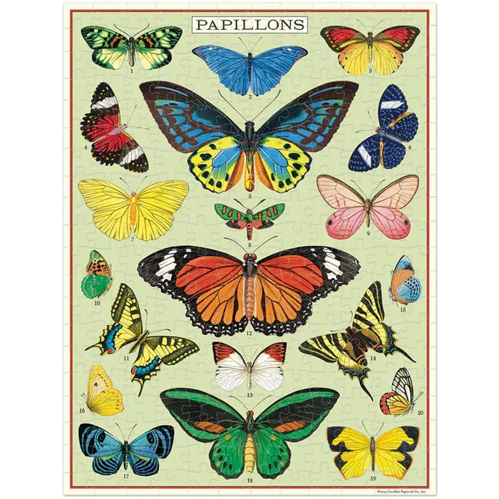 Cavallini & Co 240 Piece Vintage Print Mini Puzzles - Multiple Options
