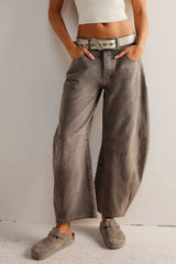 Hazel Blues® | Wide Leg Jeans with Pockets