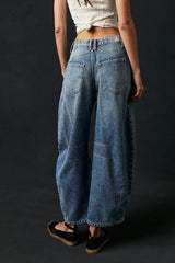 Hazel Blues® | Wide Leg Jeans with Pockets