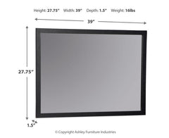 Danziar Bedroom Mirror