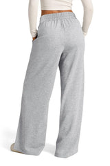 Hazel Blues® | Drawstring Elastic Waist Wide Leg Pants