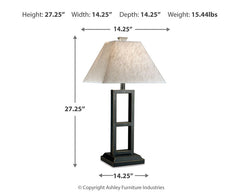Deidra Metal Table Lamp