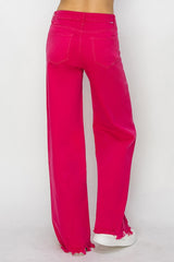 Hazel Blues® | RISEN High Rise Wide Leg Jeans