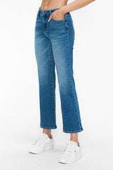 Hazel Blues® | bytos Cat's Whiskers Mid Rise Ankle Jeans