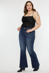 Hazel Blues® | Kancan Mid Rise Slim Flare Jeans