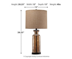 Laurentia Glass Table Lamp
