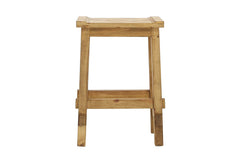 Lawman 24" Saddle Stool - Light Wax