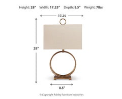 Mahala Metal Table Lamp