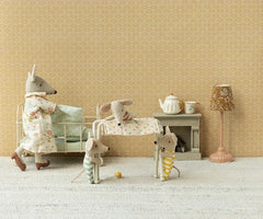 Maileg Nursery Table, Baby Mouse, Off White