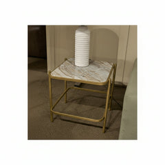 Manor Stone Square End Table