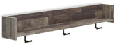 Neilsville Wall Mounted Coat Rack w/Shelf