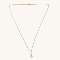 Nikki Smith Designs Pearl Necklace, Gold
