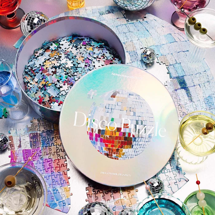 Piecework 750 Piece Round Puzzle, Disco Puzzle