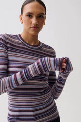 Pistola Madison Knit Long Sleeve, Lovina Stripe