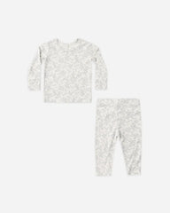 Quincy Mae Bamboo Pajama Set, Cloud Floral
