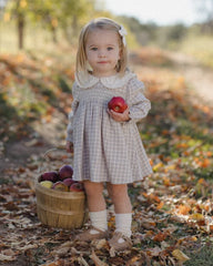 Quincy Mae Callie Dress, Blue Gingham