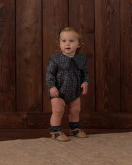 Rylee + Cru Fern Romper, Heart Ditsy