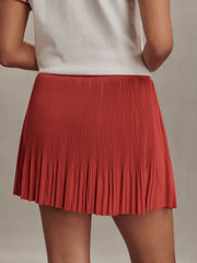 Varley Davina High-Rise Skort 15", Baked Apple