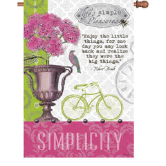 28 in. Flag - Simple Pleasures